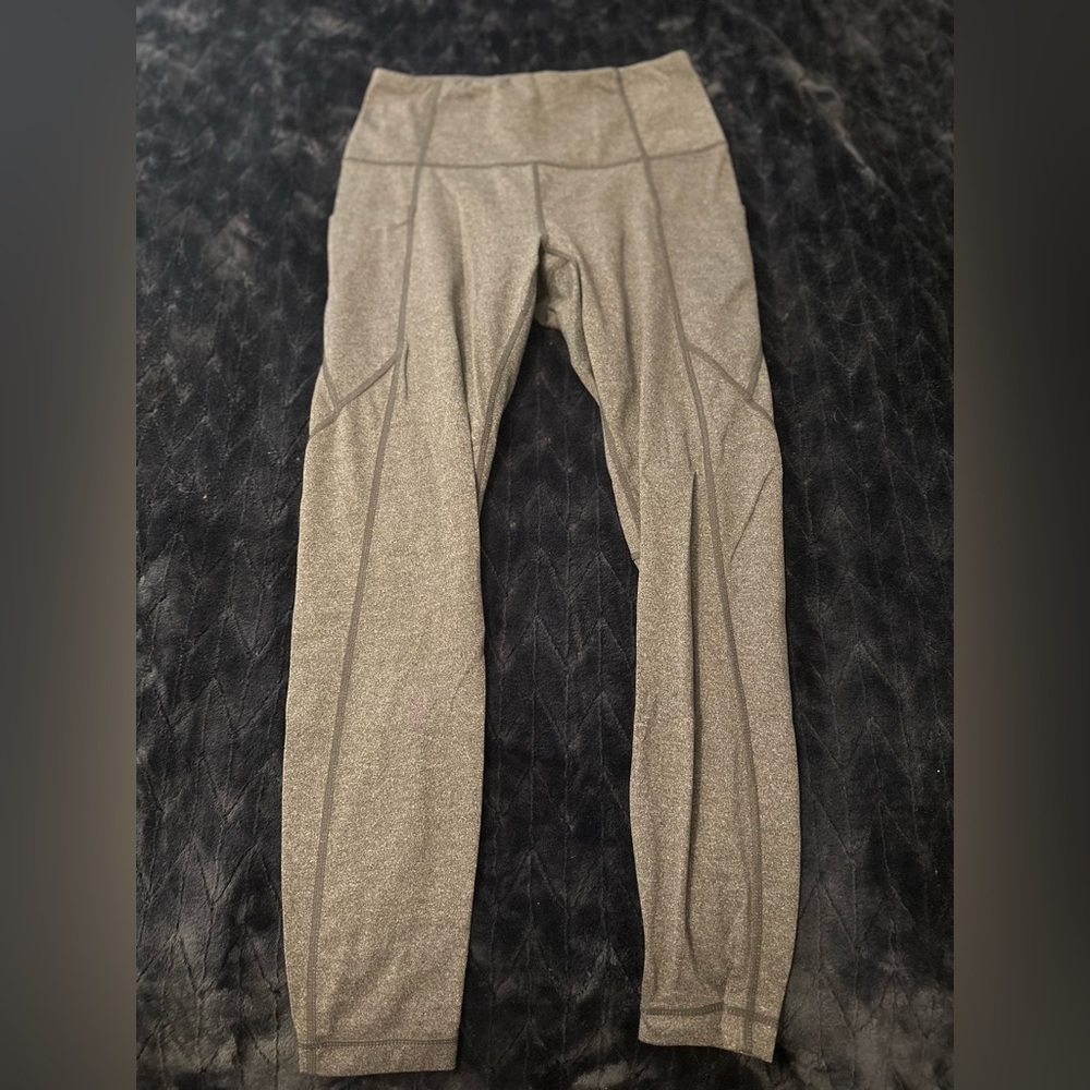 Women's High-Waisted Leggings - Gray